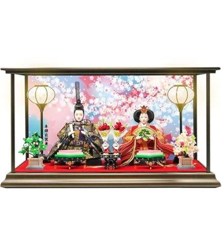 Amazon | 【ひなケース】 十五人芥子親王柳金襴衣装：伏見屋監修